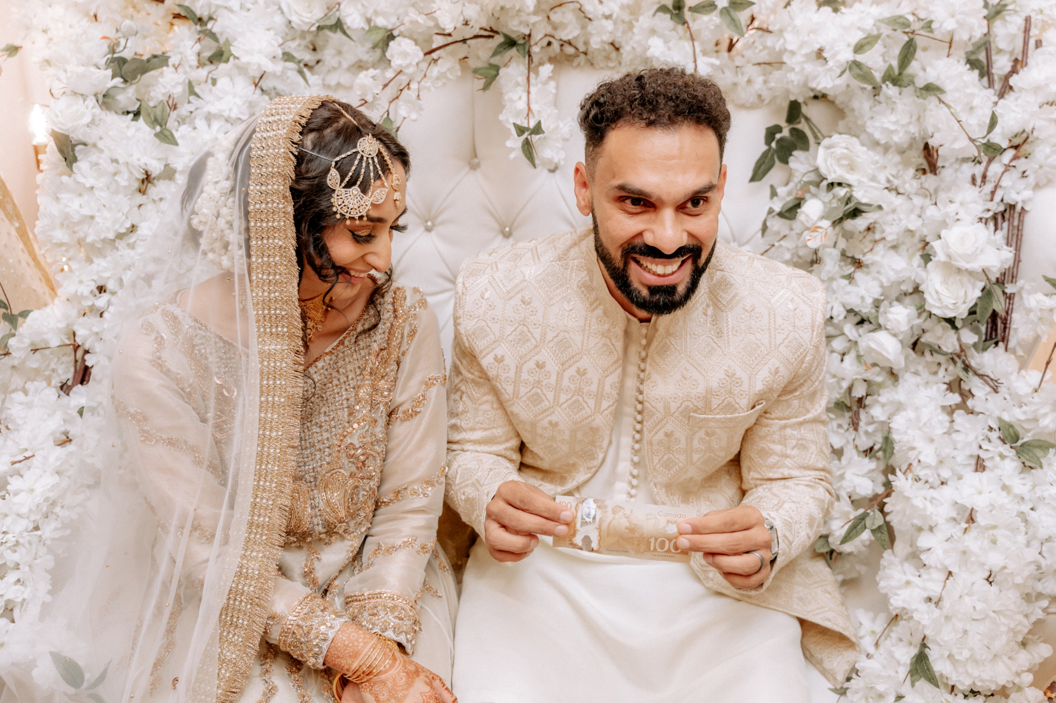 Bridal Dupatta & Mirror Reflections