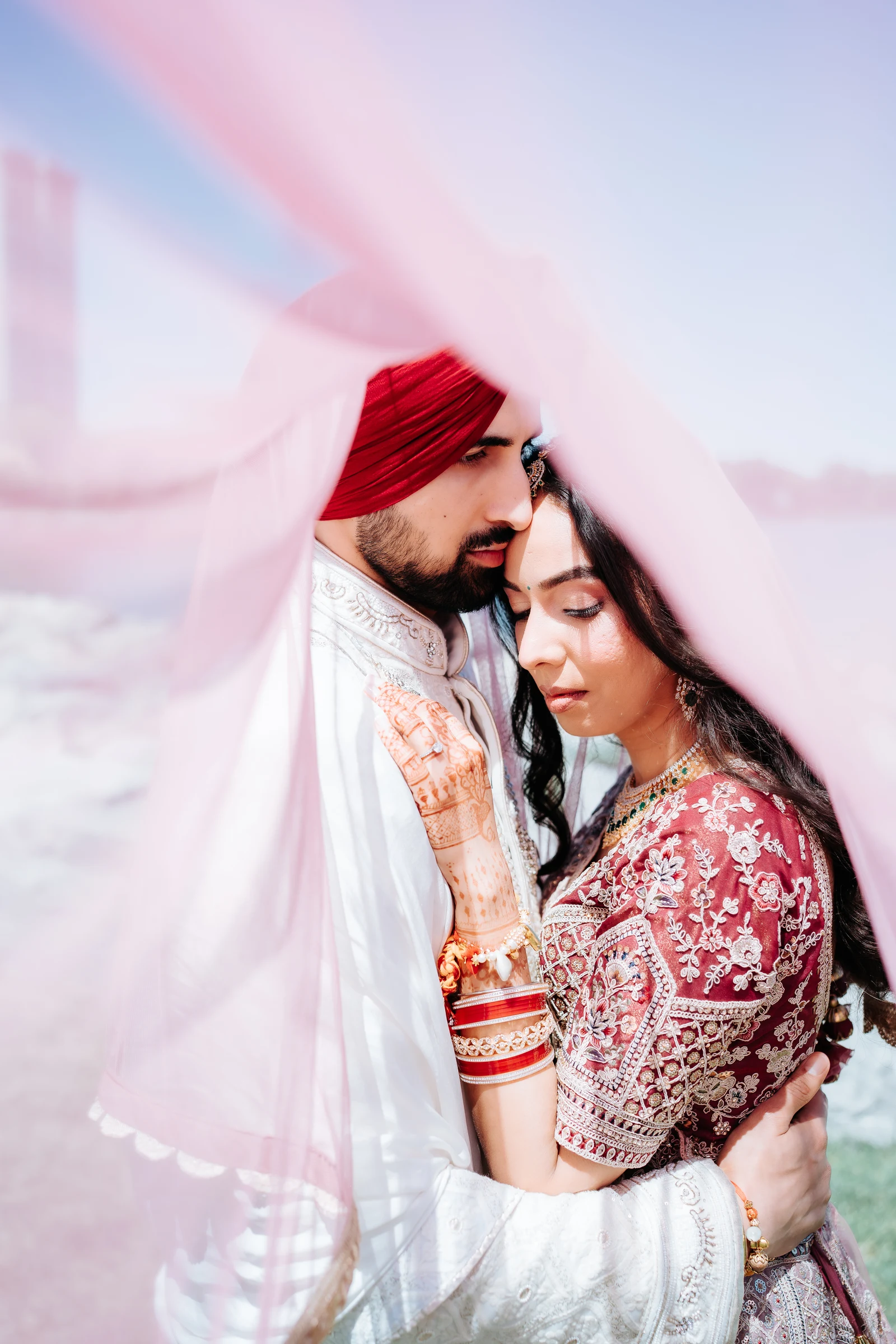 Golden Hour Romance in Pink